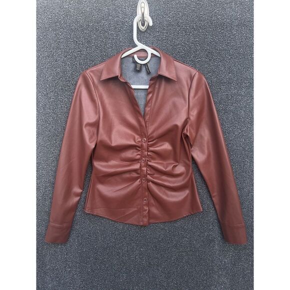 House of Harlow 1960 Jackets & Blazers - House Of Harlow 1960 Vegan‎ Leather Jacket Size XS Cinnamon